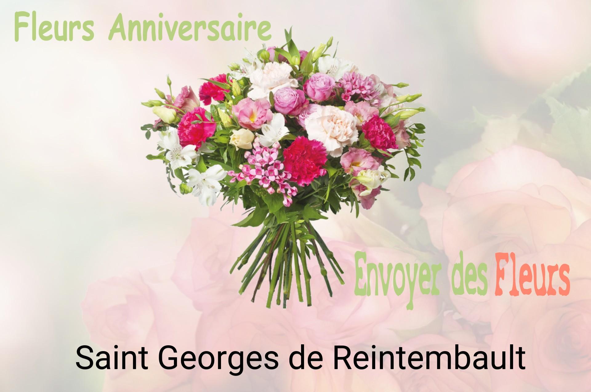 Bouquet de fleurs d’anniversaire livré à Saint-Georges-de-Reintembault